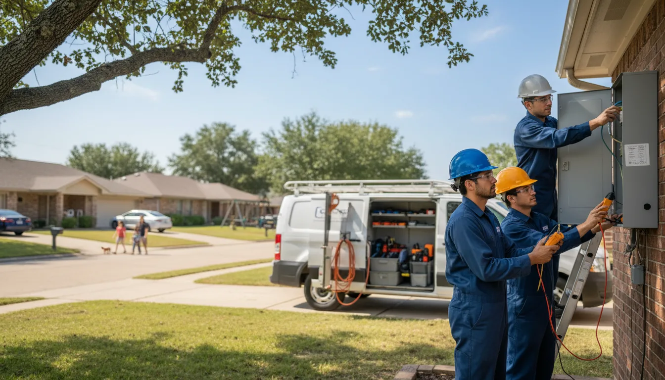 Certified electrician providing emergency electrical services in Danville, OH